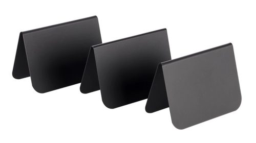 Aps, APS Tischaufsteller, 10er Set ; 7.5x3.5x5 cm (LxBxH); schwarz