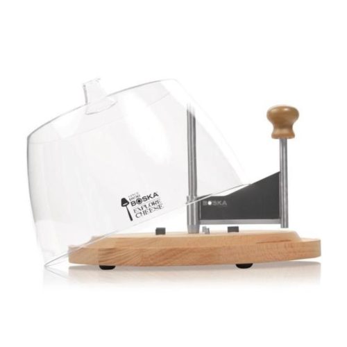 DIVERSE, Diverse Käseschaber Amigo Braun/Transparent Edelstahl/Holz 23.2 cm - Käseschaber