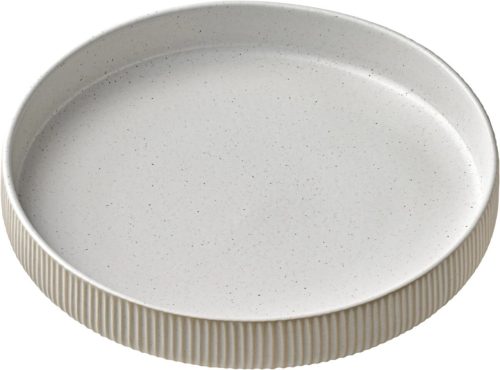 Playground, Playground Teller tief Nara Relief; 1300 ml, 24x4.2 cm (ØxH); weiss; rund; 6 Stück / Pack