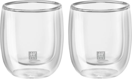 Zwilling, Zwilling - Sorrento - Doppelwandiges Espresso-Glas, 80 ml (2-er Set), One Size