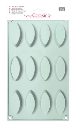 Scrap Cooking, Back-/Auflaufform Scrap Cooking Cyan Silikon 29.4 cm 17.2 cm - Farbe: Mint - Back-/Auflaufform