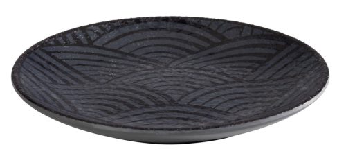 Aps, APS Teller DARK WAVE, Melamin; 14.5x1.5 cm (ØxH); schwarz; rund