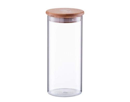 zeller, Zeller Vorratsglas mit Bambusdeckel 1400ml