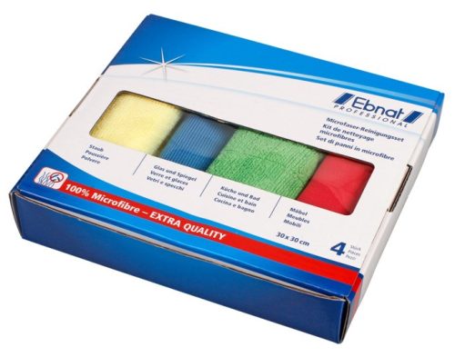 undefined, EBNAT Mikrofasertuch 4 Stück 306541 multi