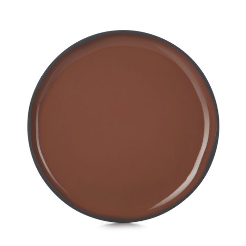 Revol, Revol Dessertteller Caractère Braun Porzellan 15 cm - Farbe: Zimt - Dessertteller