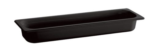 Aps, APS GN 1/4 Behälter ECO LINE, Melamin; GN 2/4, 3000 ml, 53x16.2x6.5 cm (LxBxT); schwarz