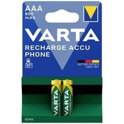 VARTA, VARTA Batterie Akku Phone 58398101402 T398, AAA/HR03, 2 St&uuml;ck