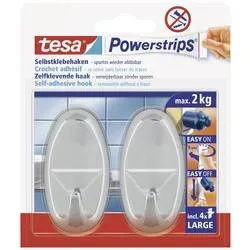 tesa, TESA Powerstrips Haken L 580500001 chrom