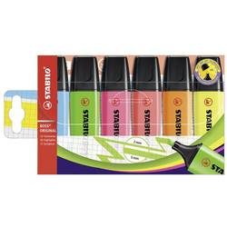 STABILO, STABILO Textmarker BOSS ORIGINAL 2-5mm 70/6 6-farbig ass.