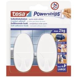 tesa, TESA Powerstrips Haken 580130004 weiss, 2 St&uuml;ck