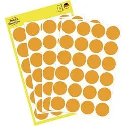 AVERY Zweckform, AVERY ZWECKFORM Markierungspunkte 18mm 3173Z orange 96 St&uuml;ck