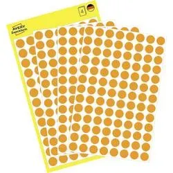 AVERY Zweckform, AVERY ZWECKFORM Markierungspunkte 8mm 3178Z orange 416 St&uuml;ck