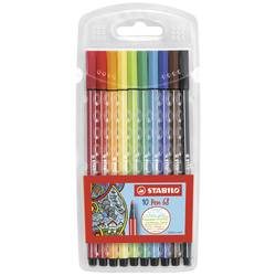 STABILO, STABILO Fasermaler Pen 68 1mm 68/10 10 Farben ass.