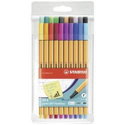 STABILO, STABILO Feinschreiber point 88 0.4mm 88/20 20 Farben ass.