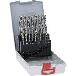 Bosch Accessories 2608587013 HSS Metall-Spiralbohrer-Set 19teilig 1 mm, 2 mm, 3 mm, 4 mm, 5 mm, 6 mm, 7 mm, 8 mm, 9 mm,