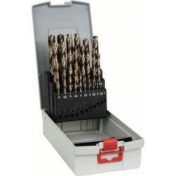 Bosch Accessories 2608587018 HSS Metall-Spiralbohrer-Set 25teilig 1 mm, 1.5 mm, 2 mm, 2.5 mm, 3 mm, 3.5 mm, 4 mm, 4.5