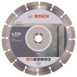 Bosch Accessories 2608602200 Standard for Concrete 230 x 22,23 Diamanttrennscheibe Durchmesser 230 mm Bohrungs-Ø 22.23