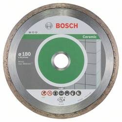 Bosch Accessories 2608603233 2608603233 Diamanttrennscheibe Durchmesser 180 mm Bohrungs-Ø 22.23 mm Keramik 10 St.