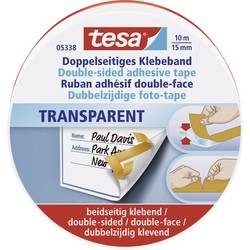 tesa, tesa Doppelseitiges Klebeband Transparent 15 mm (B) x 10 m (L) Vlies 5338