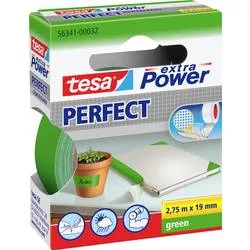 tesa, TESA Extra Power Perfect 2.75mx19mm 563410003 Gewebeband. gr&uuml;n