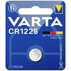 Varta Knopfzelle CR1225 3 V 1 St. 48 mAh Lithium LITHIUM Coin CR1225 Bli 1