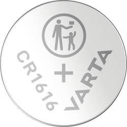 Varta Knopfzelle CR1616 3 V 1 St. 55 mAh Lithium LITHIUM Coin CR1616 Bli 1