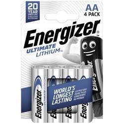 Energizer, Energizer Batterien Ultimate Lithium FR6 AA 3000 mAh 1.5 V 4 Stück