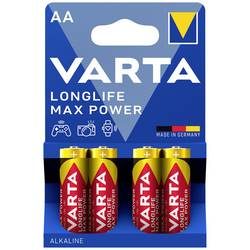 VARTA, VARTA Longlife Max Power 04706 101 404 AA/LR6 4 St&uuml;ck