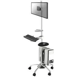 Neomounts PC-/Monitor-Rollwagen FPMA-MOBILE1800 1 Display(s) 25,4 cm (10) - 68,6 cm (27) Silber Neigbar, Schwenkbar