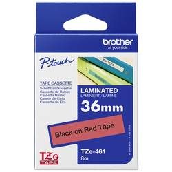 PTOUCH, PTOUCH Band, laminiert schwarz/rot TZe-461 PT-3600 36 mm