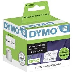DYMO, DYMO Versand-Etiketten S0722430 perm.101x54mm 220 St&uuml;ck