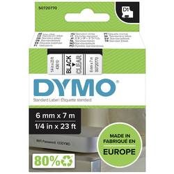 DYMO, DYMO Schriftband D1 schwarz/transp. S0720770 6mm/7m