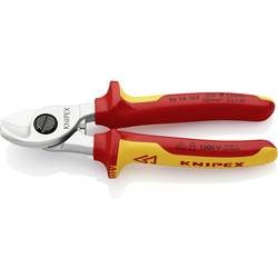 Knipex 95 16 165 VDE-Kabelschere Geeignet für (Abisoliertechnik) Alu- und Kupferkabel, ein- und mehrdrähtig 15 mm 50 mm²