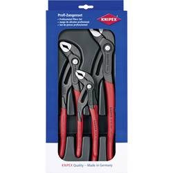 Knipex 00 20 09 V02 Werkstatt Wasserpumpenzangen-Set 3teilig Einstellung per Knopfdruck, Selbstklemmeffekt,