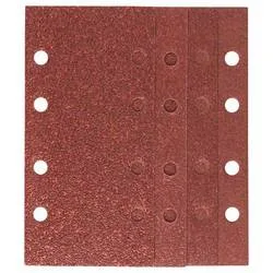 Bosch Accessories 2607019495 Schwingschleifpapier-Set mit Klett, gelocht Körnung (num) 60, 80, 120 (L x B) 185 mm x 93