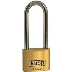 Kasp K12540L63A1 Vorhängeschloss 40 mm gleichschließend Goldgelb Schlüsselschloss