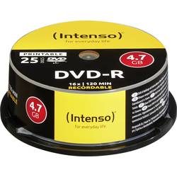Intenso, INTENSO DVD-R Cake Box 4.7 GB 4801154 16x Printable 25 Pcs
