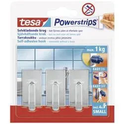 tesa, TESA Powerstrips Haken S 575400001 chrom