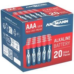 Ansmann LR03 Red-Line Micro (AAA)-Batterie Alkali-Mangan 1250 mAh 1.5 V 20 St.