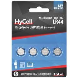 HyCell AG13 Knopfzelle LR 44 Alkali-Mangan 140 mAh 1.5 V 4 St.