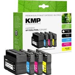 KMP, KMP Kompatibel HP 932XL /933XL Tintenpatrone C2P42AE Schwarz, Cyan, Magenta, Gelb Multipack 4 Stück