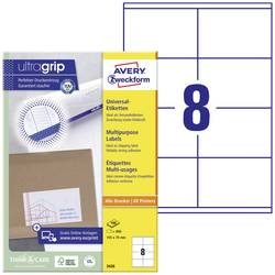 AVERY Zweckform, AVERY ZWECKFORM Universaletiketten 105x70mm 3426 weiss 800 Stk./100 Blatt