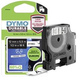 DYMO, DYMO D1 Vinyl Band 12mmx5,5m 1978364 schwarz/weiss