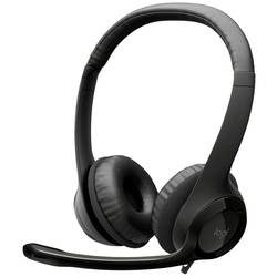 Logitech, Logitech H390 - PC Headset (Kabelgebunden, Binaural, On-ear, Schwarz)