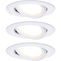 Paulmann 93875 Coin Slim LED-Einbauleuchte 3er Set LED LED fest eingebaut 18 W Weiß (matt)