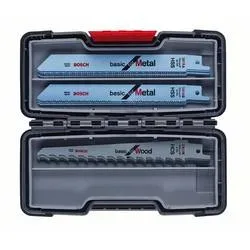Bosch Accessories 2607010901 Säbelsägeblatt-Set Wood and Metal Basic, 15-teilig 1 Set