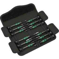 Wera, Elektronik- u. Feinmechanik Schraubendreher-Set 12teilig Wera Kraftform Micro 12 Electronics 1 Schlitz, Kreuzschlitz