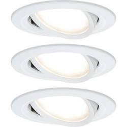 Paulmann 93449 Nova Einbauleuchte 3er Set LED LED 18 W Weiß (matt)