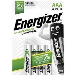 Energizer, ENERGIZER Batterie Akku E301375702 AAA/HR03, 500mAh, 4 St&uuml;ck