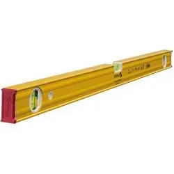Wasserwaage 80 AS-2 80cm Alu.gelb ± 0,5 mm/m STABILA
